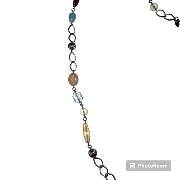 Lia Sophia 36" Necklace Silver with Beads - Picture 4 of 8